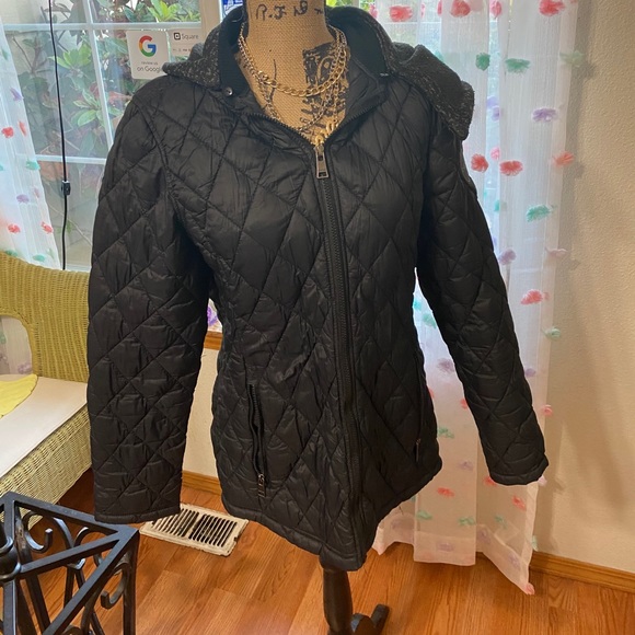 bebe down coat